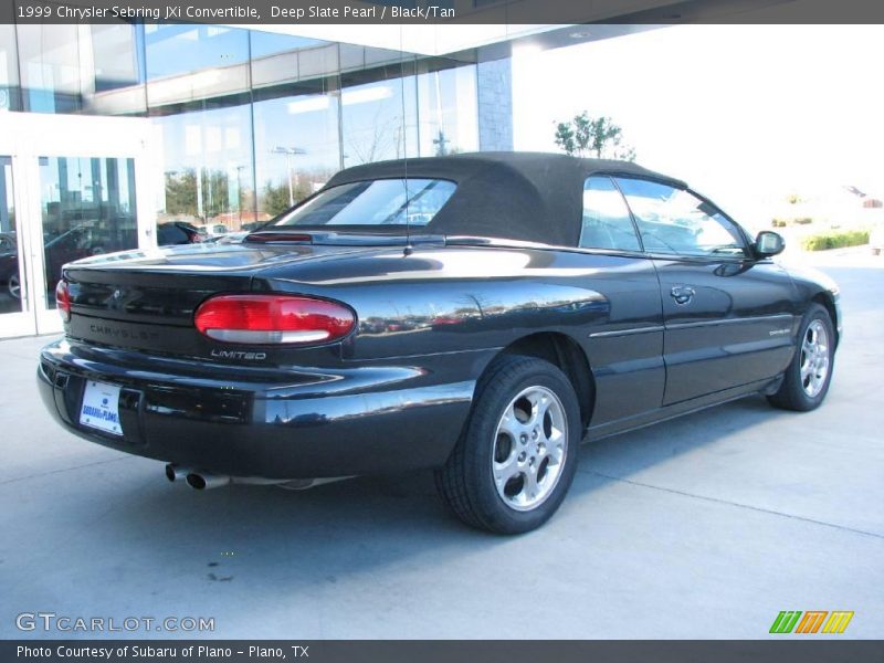 Deep Slate Pearl / Black/Tan 1999 Chrysler Sebring JXi Convertible