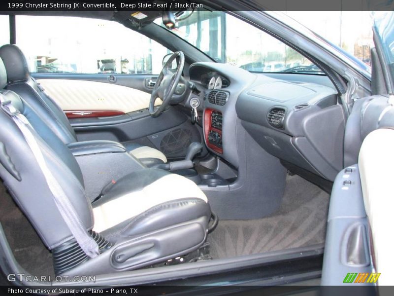 Deep Slate Pearl / Black/Tan 1999 Chrysler Sebring JXi Convertible