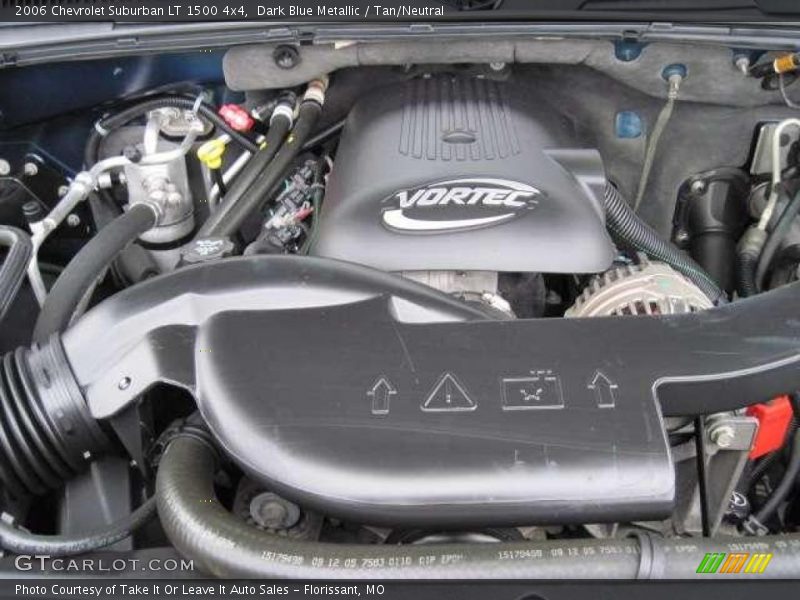 Dark Blue Metallic / Tan/Neutral 2006 Chevrolet Suburban LT 1500 4x4
