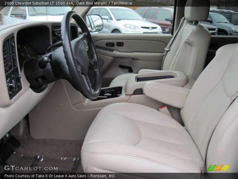 Dark Blue Metallic / Tan/Neutral 2006 Chevrolet Suburban LT 1500 4x4
