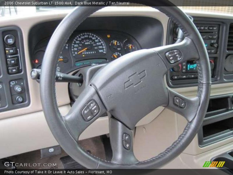 Dark Blue Metallic / Tan/Neutral 2006 Chevrolet Suburban LT 1500 4x4