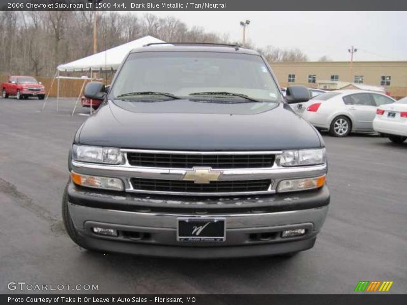Dark Blue Metallic / Tan/Neutral 2006 Chevrolet Suburban LT 1500 4x4