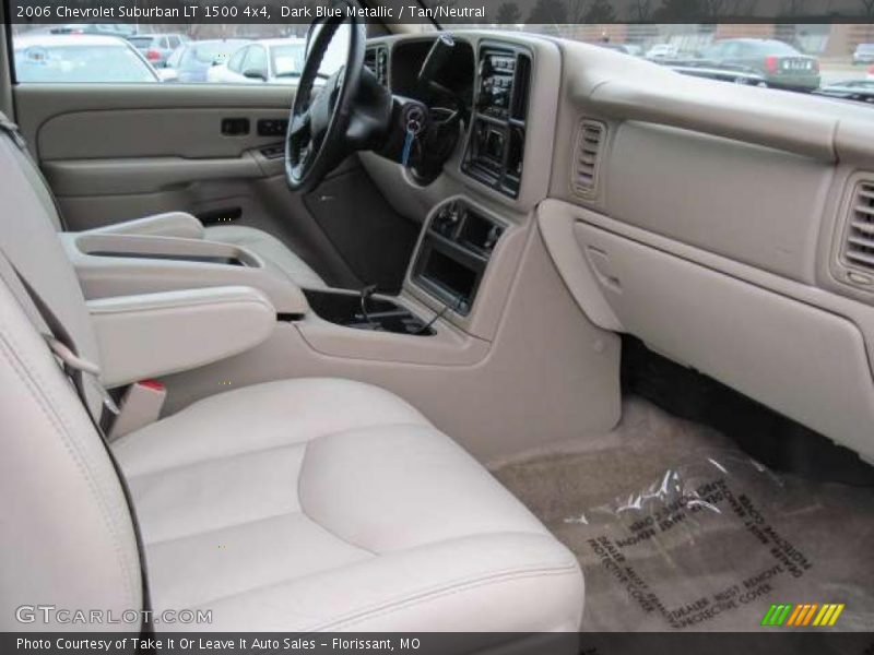 Dark Blue Metallic / Tan/Neutral 2006 Chevrolet Suburban LT 1500 4x4