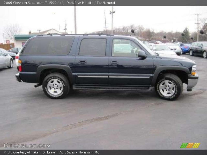 Dark Blue Metallic / Tan/Neutral 2006 Chevrolet Suburban LT 1500 4x4
