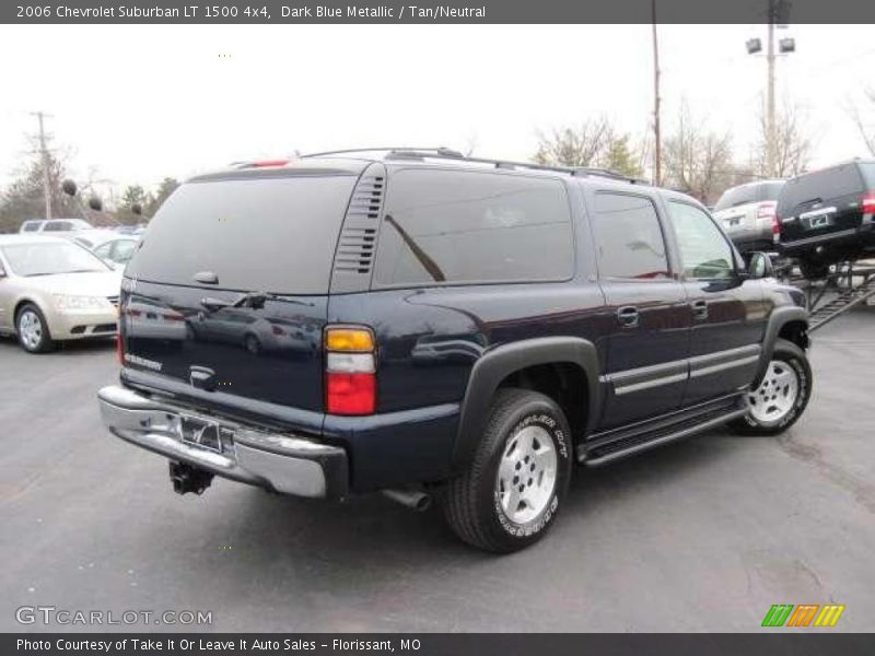 Dark Blue Metallic / Tan/Neutral 2006 Chevrolet Suburban LT 1500 4x4