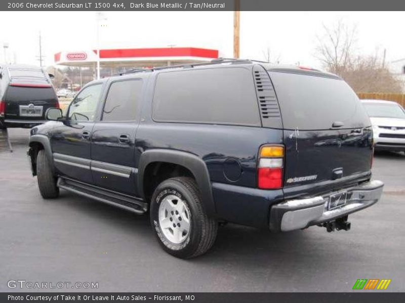 Dark Blue Metallic / Tan/Neutral 2006 Chevrolet Suburban LT 1500 4x4