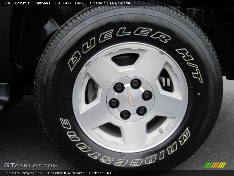 Dark Blue Metallic / Tan/Neutral 2006 Chevrolet Suburban LT 1500 4x4