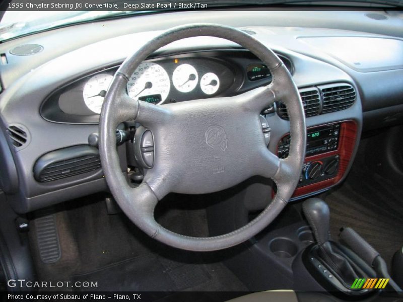Deep Slate Pearl / Black/Tan 1999 Chrysler Sebring JXi Convertible