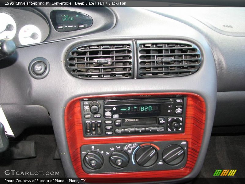 Deep Slate Pearl / Black/Tan 1999 Chrysler Sebring JXi Convertible