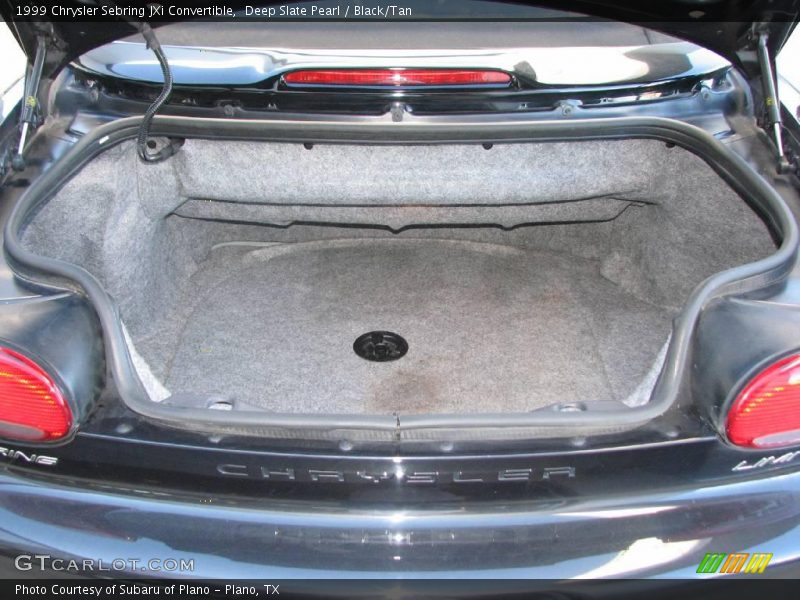 Deep Slate Pearl / Black/Tan 1999 Chrysler Sebring JXi Convertible