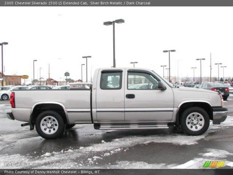 Silver Birch Metallic / Dark Charcoal 2005 Chevrolet Silverado 1500 LS Extended Cab