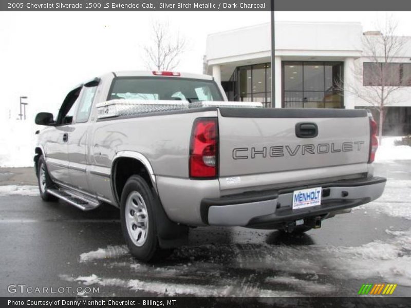 Silver Birch Metallic / Dark Charcoal 2005 Chevrolet Silverado 1500 LS Extended Cab