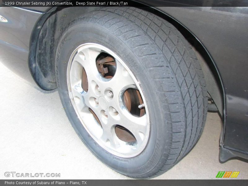 Deep Slate Pearl / Black/Tan 1999 Chrysler Sebring JXi Convertible
