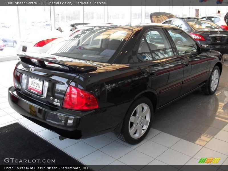 Blackout / Charcoal 2006 Nissan Sentra 1.8 S Special Edition