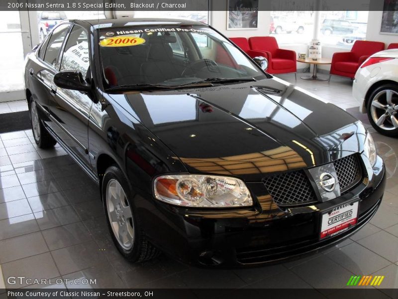 Blackout / Charcoal 2006 Nissan Sentra 1.8 S Special Edition