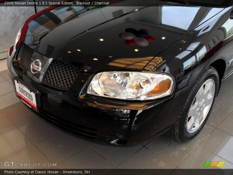 Blackout / Charcoal 2006 Nissan Sentra 1.8 S Special Edition