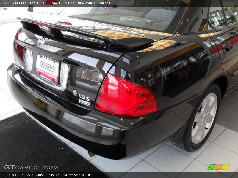 Blackout / Charcoal 2006 Nissan Sentra 1.8 S Special Edition