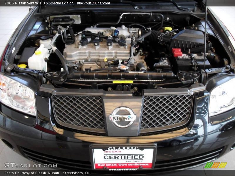 Blackout / Charcoal 2006 Nissan Sentra 1.8 S Special Edition