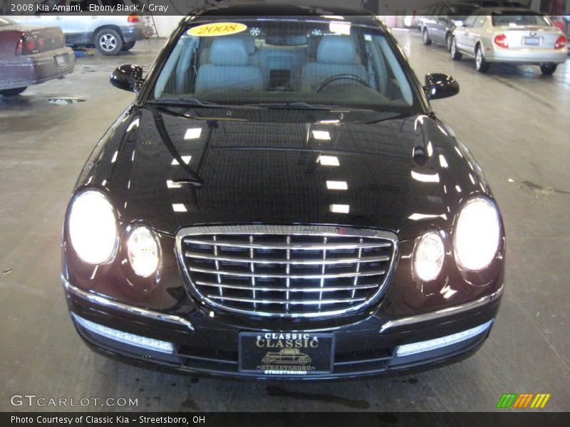 Ebony Black / Gray 2008 Kia Amanti