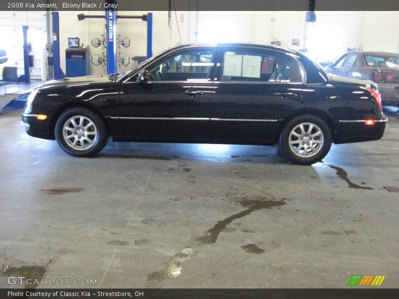 Ebony Black / Gray 2008 Kia Amanti