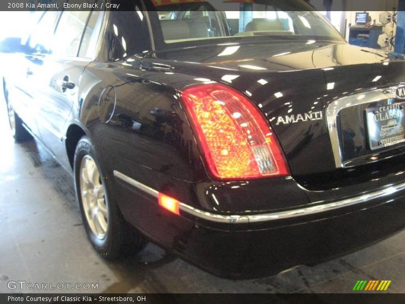 Ebony Black / Gray 2008 Kia Amanti