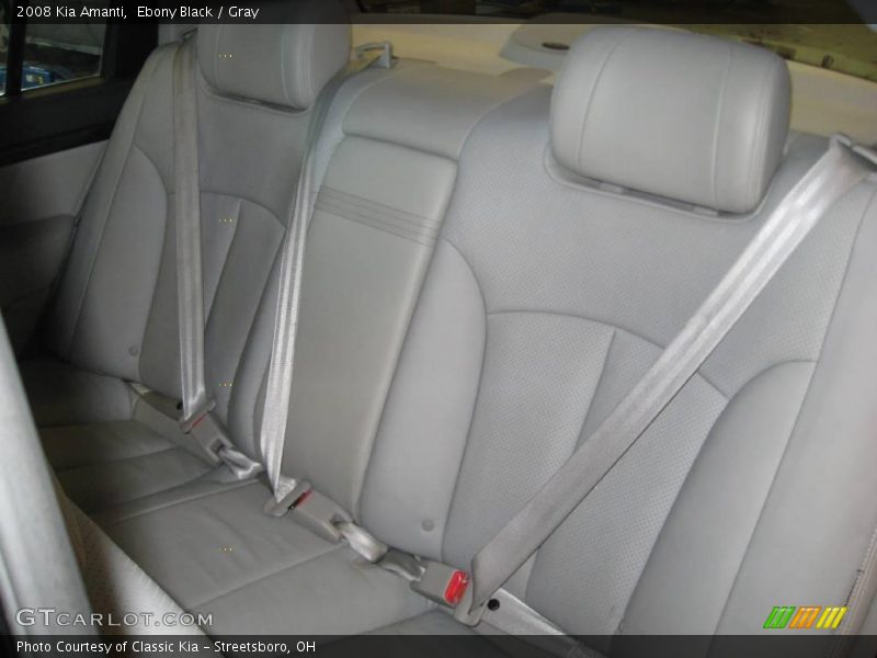 Ebony Black / Gray 2008 Kia Amanti