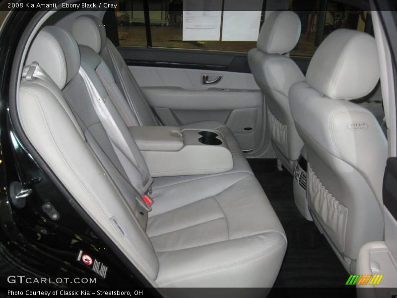 Ebony Black / Gray 2008 Kia Amanti