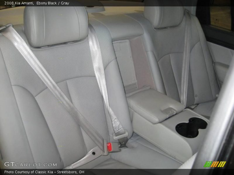 Ebony Black / Gray 2008 Kia Amanti