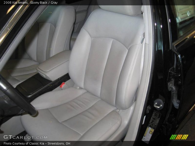 Ebony Black / Gray 2008 Kia Amanti