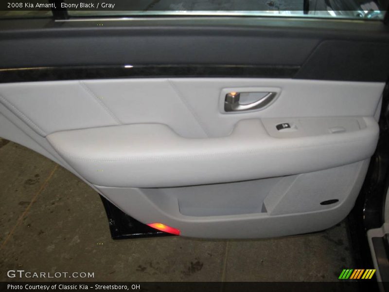 Ebony Black / Gray 2008 Kia Amanti