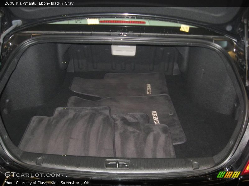 Ebony Black / Gray 2008 Kia Amanti