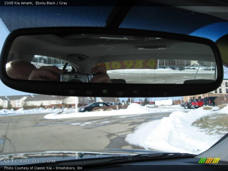 Ebony Black / Gray 2008 Kia Amanti