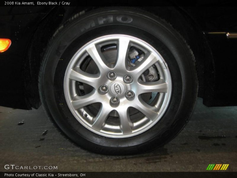 Ebony Black / Gray 2008 Kia Amanti