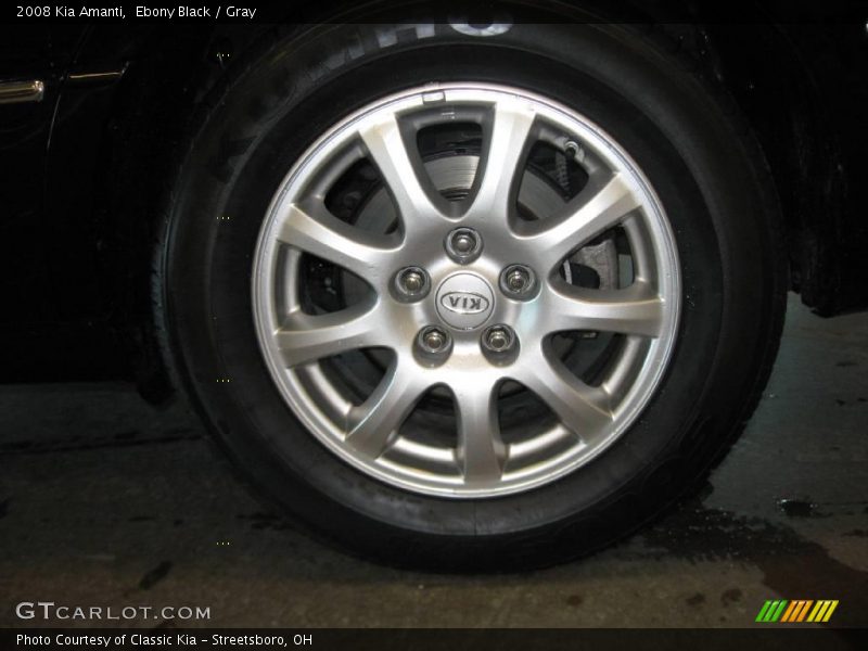 Ebony Black / Gray 2008 Kia Amanti