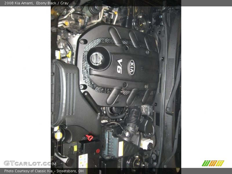 Ebony Black / Gray 2008 Kia Amanti