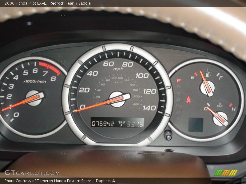Redrock Pearl / Saddle 2006 Honda Pilot EX-L