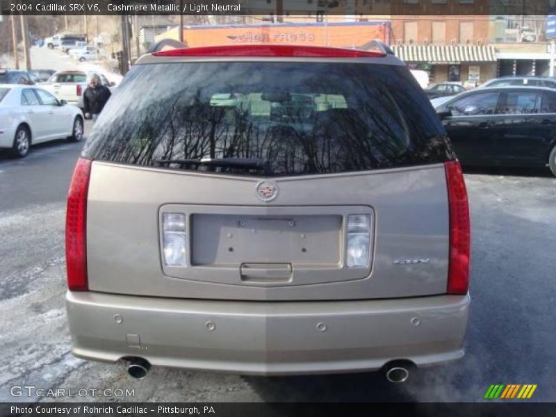 Cashmere Metallic / Light Neutral 2004 Cadillac SRX V6