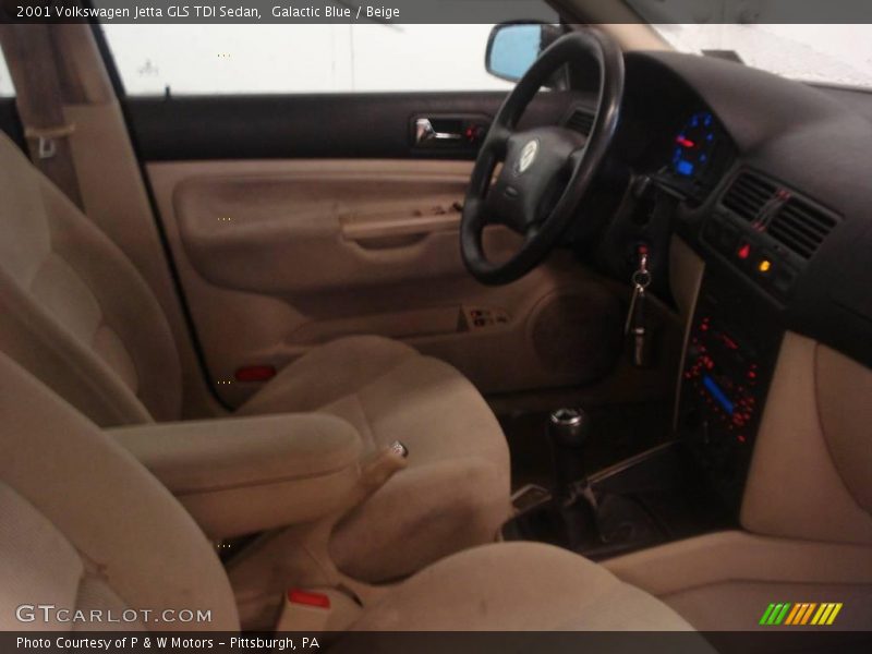 Galactic Blue / Beige 2001 Volkswagen Jetta GLS TDI Sedan