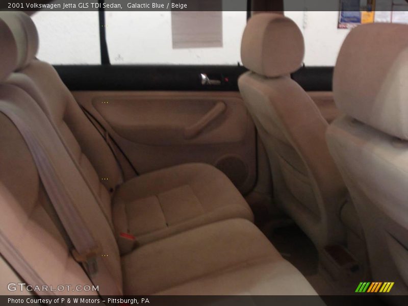 Galactic Blue / Beige 2001 Volkswagen Jetta GLS TDI Sedan