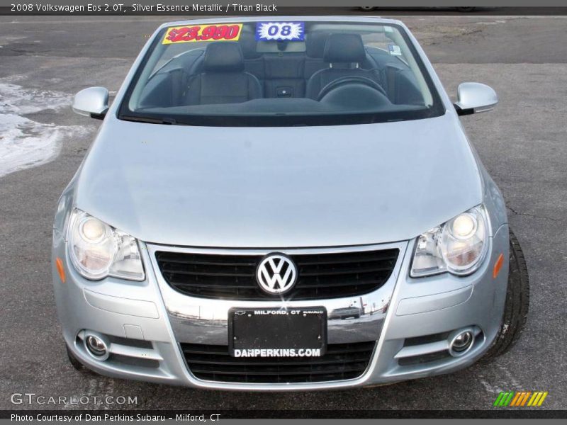 Silver Essence Metallic / Titan Black 2008 Volkswagen Eos 2.0T
