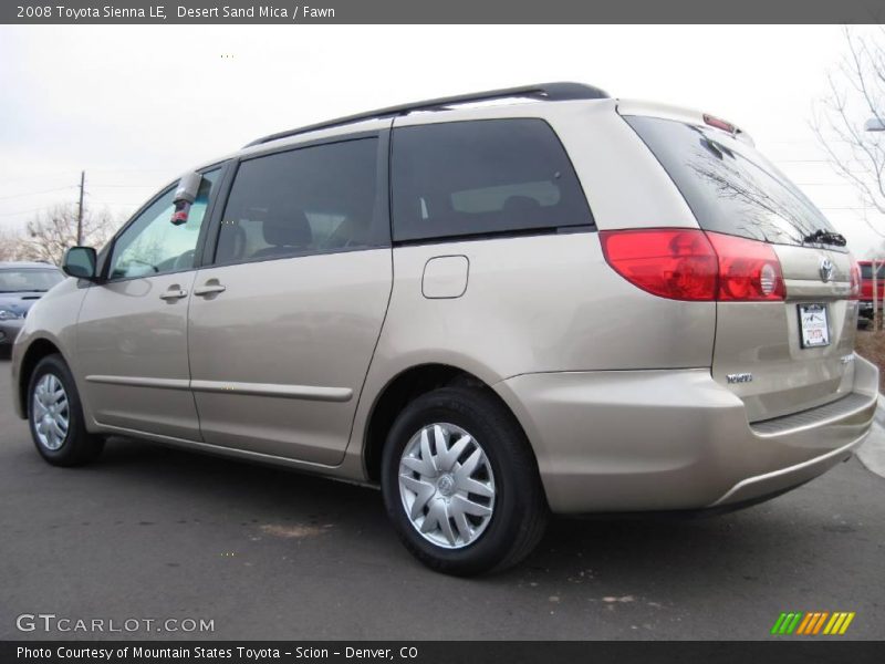 Desert Sand Mica / Fawn 2008 Toyota Sienna LE