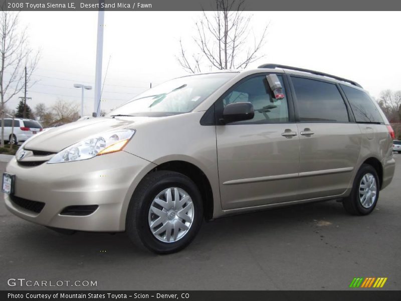 Desert Sand Mica / Fawn 2008 Toyota Sienna LE