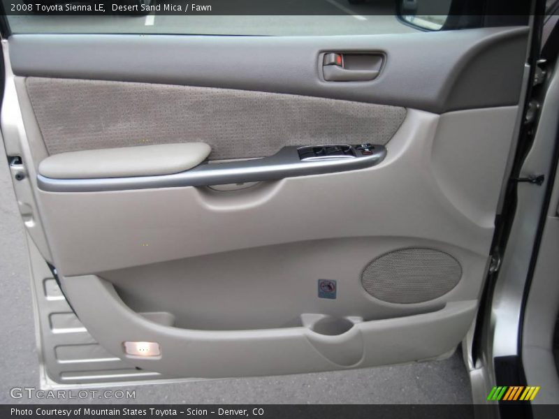Desert Sand Mica / Fawn 2008 Toyota Sienna LE