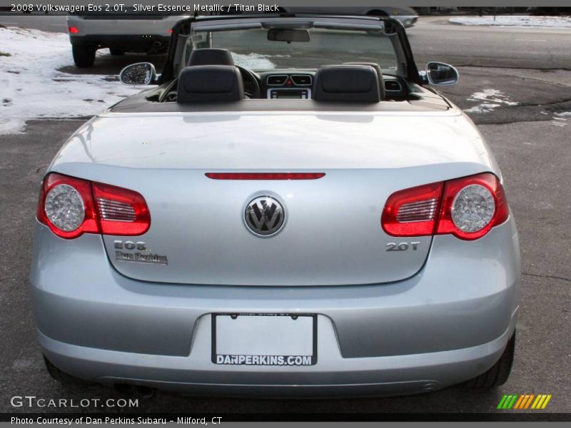 Silver Essence Metallic / Titan Black 2008 Volkswagen Eos 2.0T