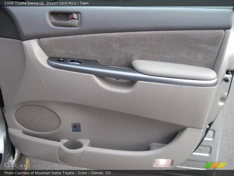 Desert Sand Mica / Fawn 2008 Toyota Sienna LE