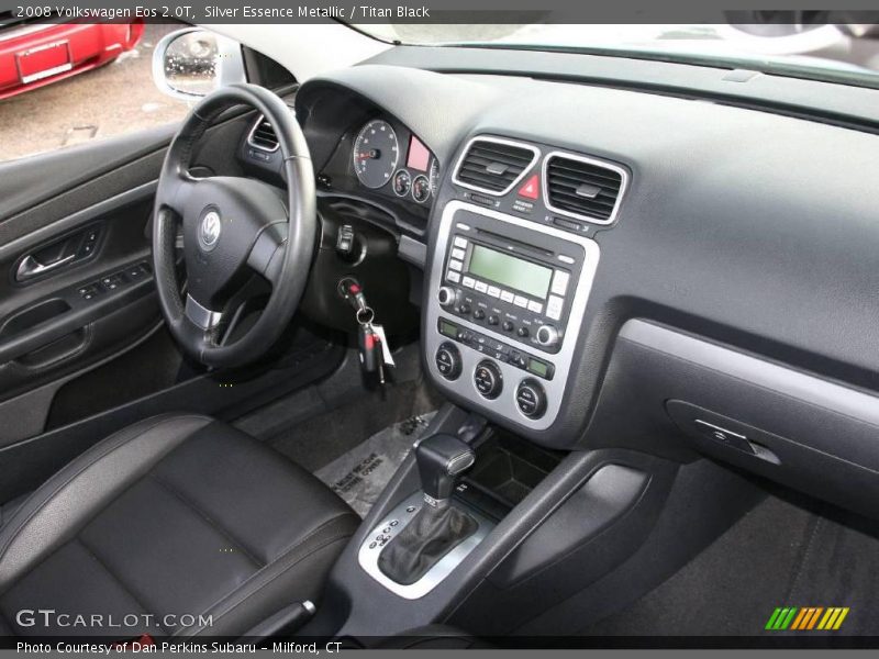 Silver Essence Metallic / Titan Black 2008 Volkswagen Eos 2.0T