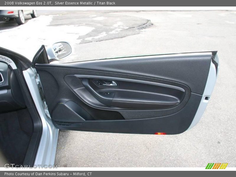 Silver Essence Metallic / Titan Black 2008 Volkswagen Eos 2.0T