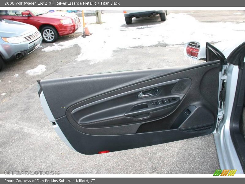 Silver Essence Metallic / Titan Black 2008 Volkswagen Eos 2.0T