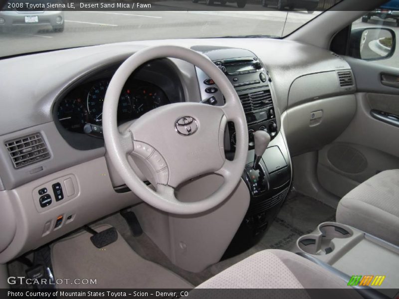 Desert Sand Mica / Fawn 2008 Toyota Sienna LE