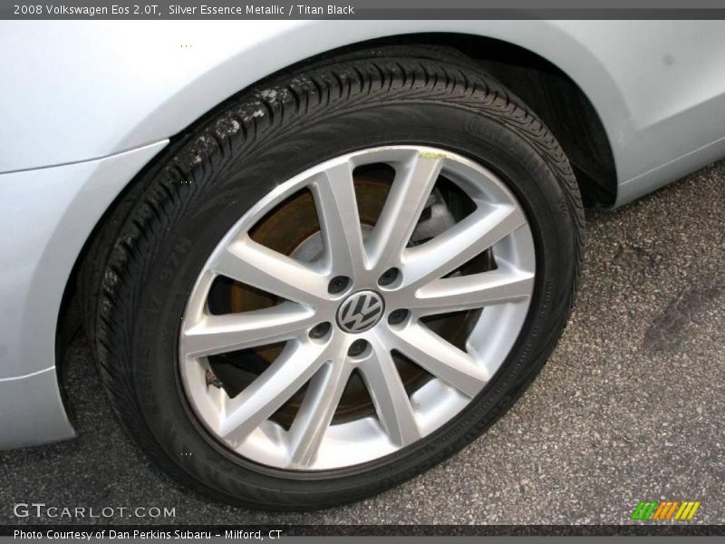 Silver Essence Metallic / Titan Black 2008 Volkswagen Eos 2.0T
